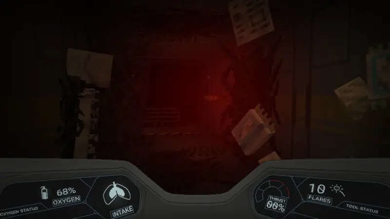 Underwater survival in Deep Sea Horror Minecraft map