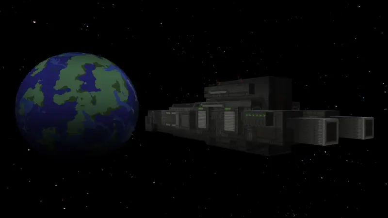 Escape an alien base in Minecraft