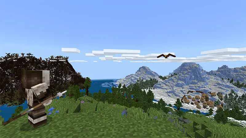 Ride ancient beasts in the Ice Age Minecraft adventure