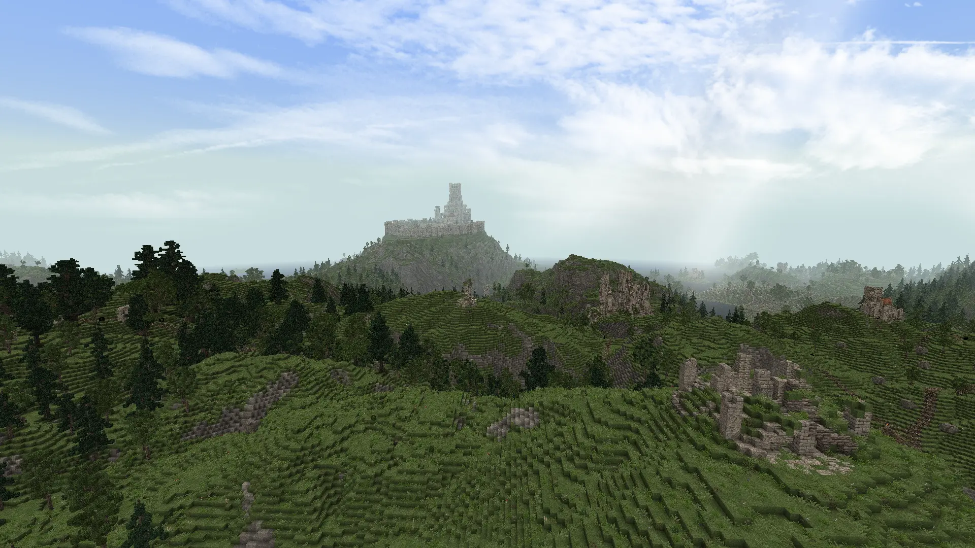Preview of Minecraft project map